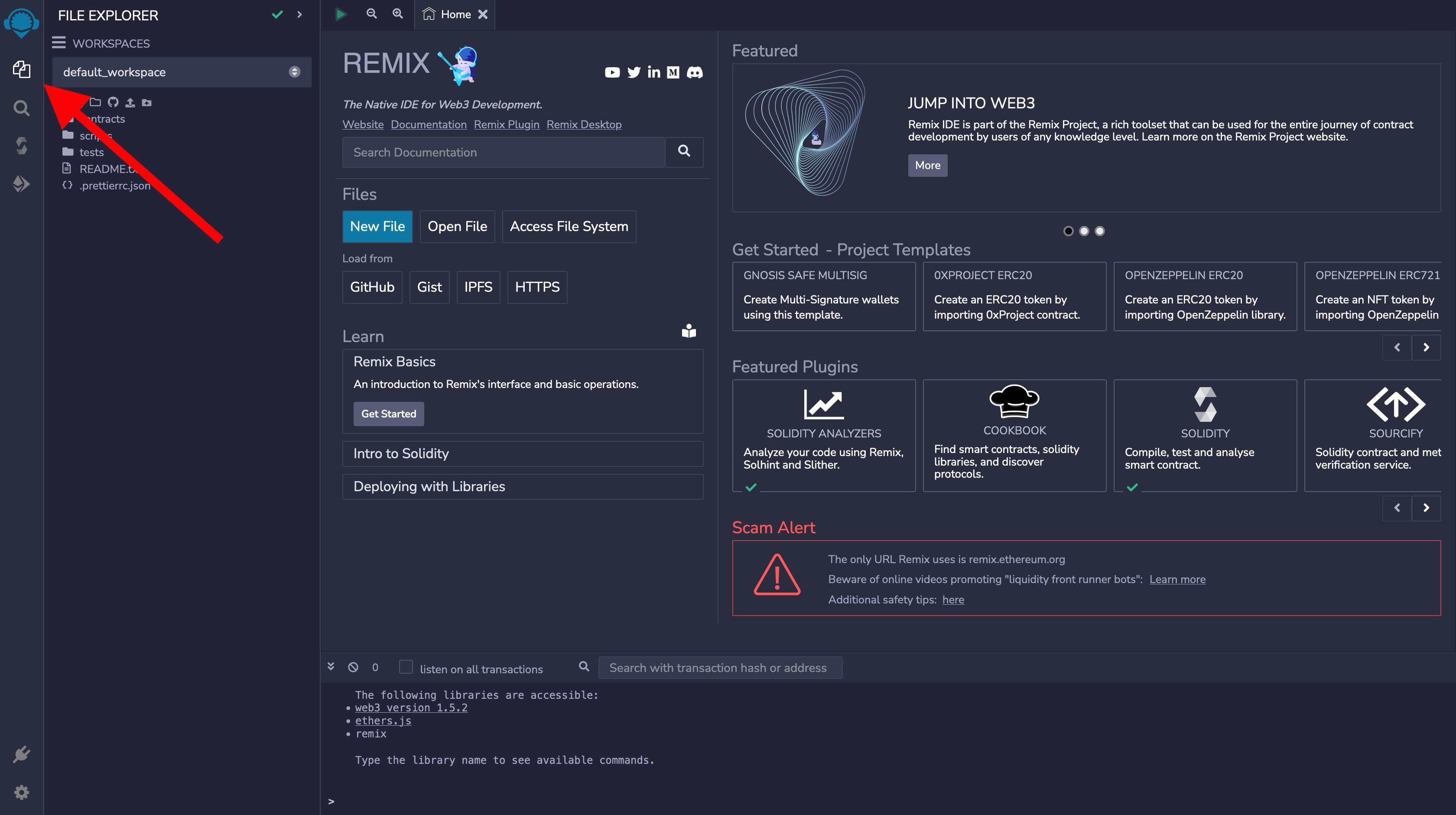 &quot;Remix IDE&quot;